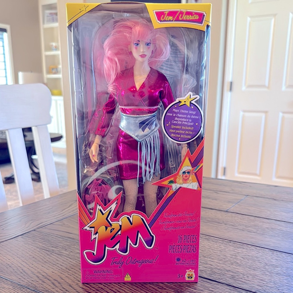 Jem and the Holograms Doll with Pink Outfit
